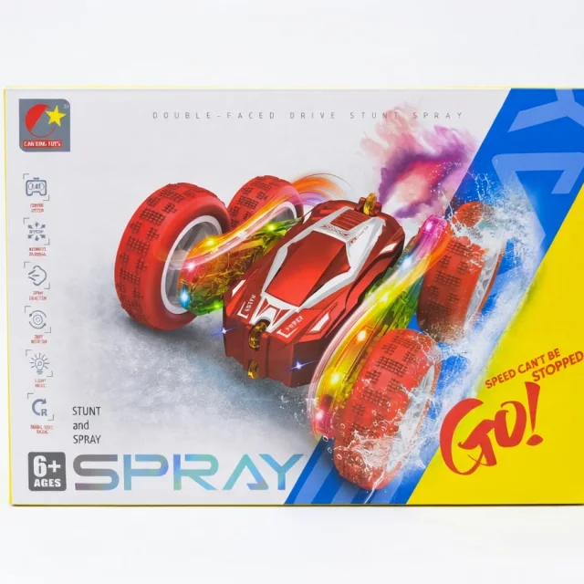 Spray Stunt RC მანქანა (სხვადასხვა ფერი)