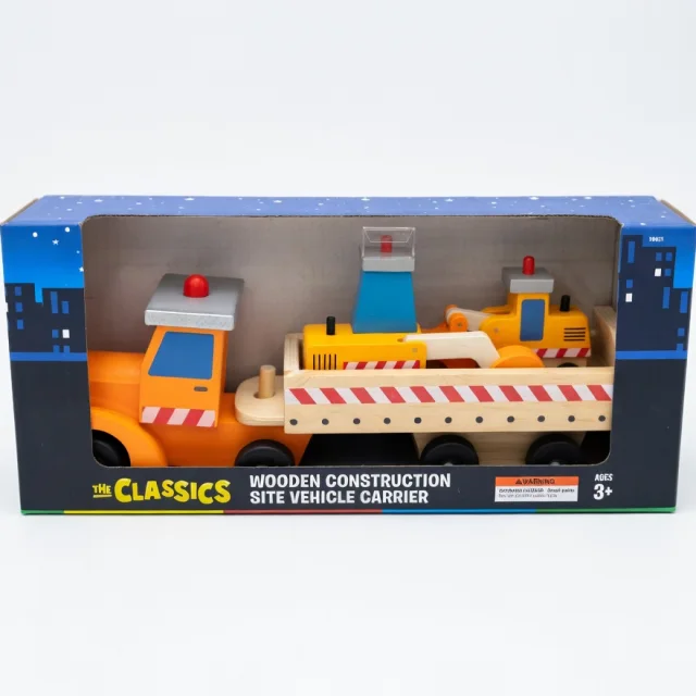 Wooden Construction Site Vehicle Carrier