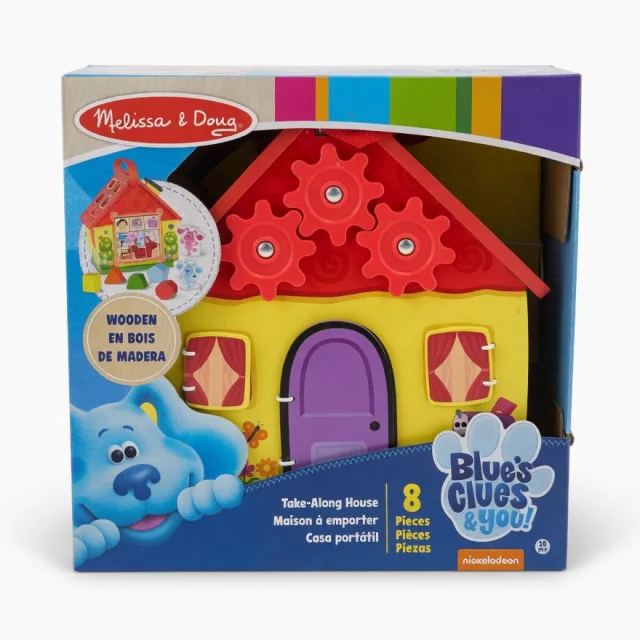 Melissa & Doug ხის სათამაშო სახლი – Blue's Clues & You! (8 ცალი)