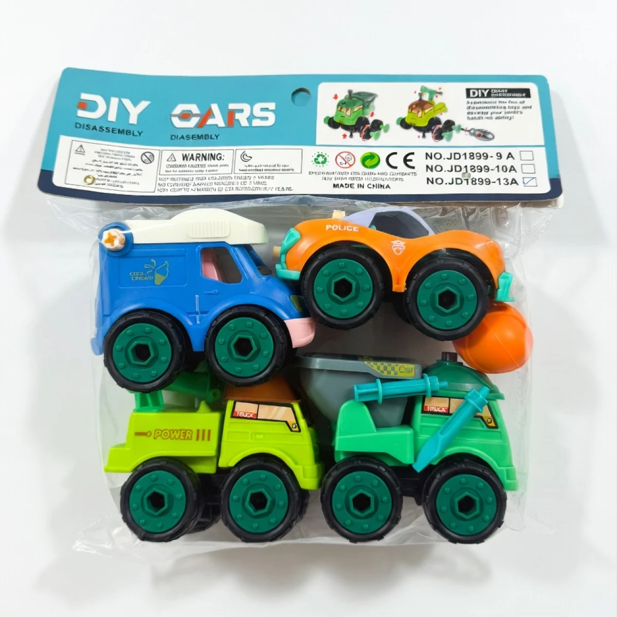DIY Take-Apart Cars Assembly Set – 4 pcs