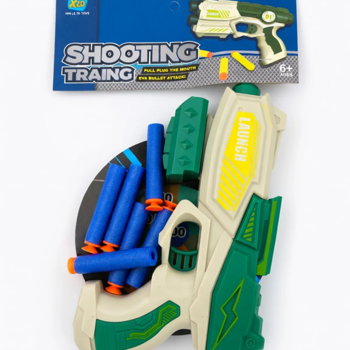 Shooting Train Foam Dart Gun with Target