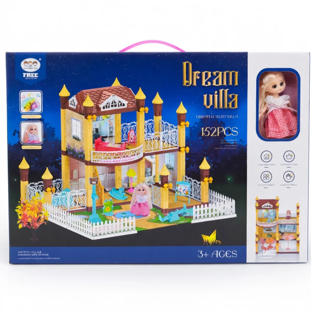 Dream Villa ფუფუნება — 151-ციანი თოჯინის სახლი