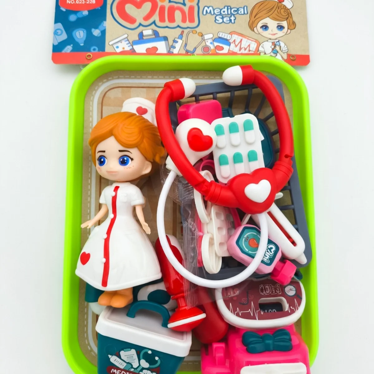 Mini Medical Set with Nurse Figure