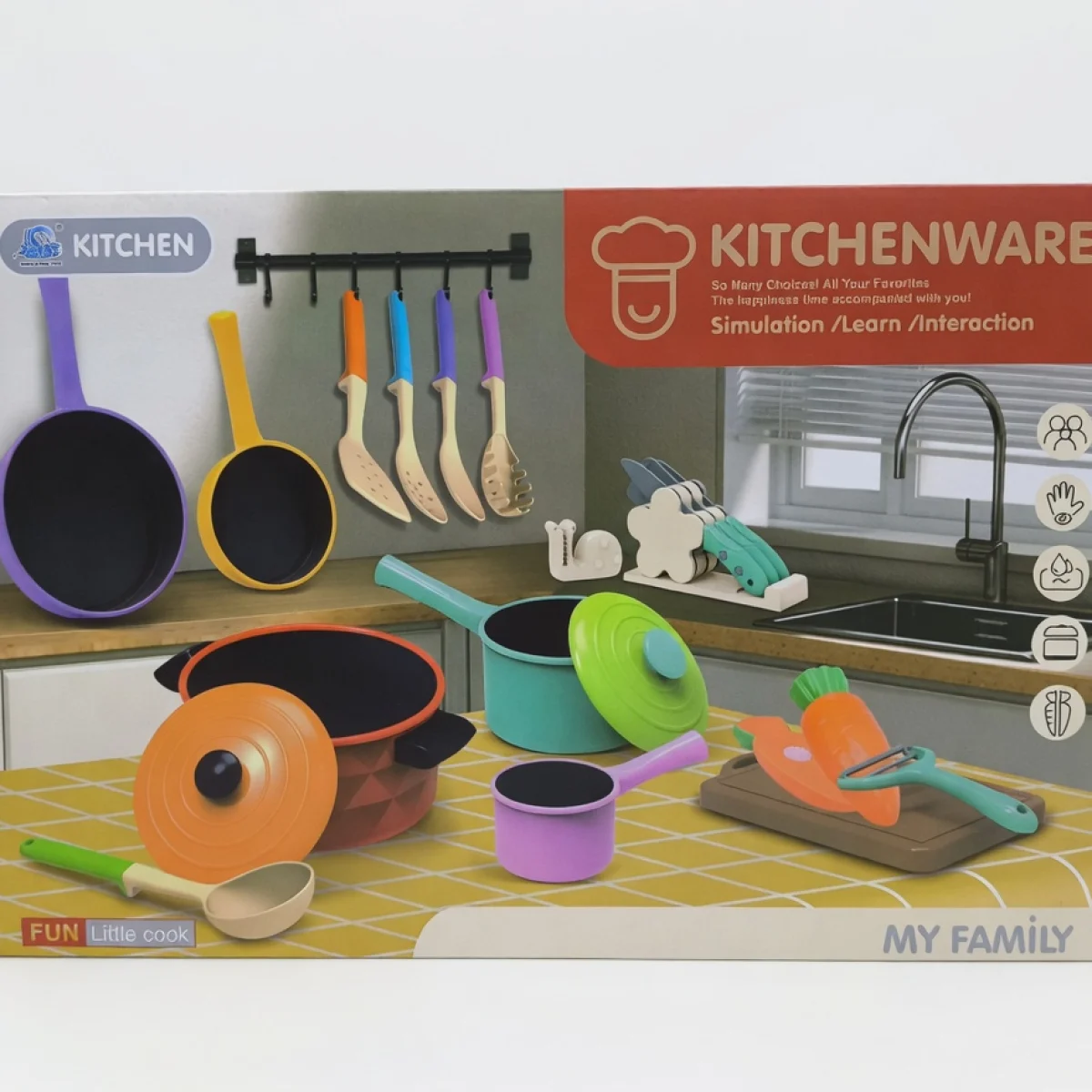 Kitchenware Play Set – My Family Little Cook